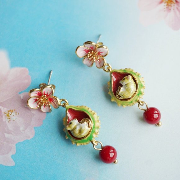 NWT cute Bill skinner Mouse earrings - Picture 6 of 11